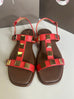 Repo 261088 Corallo Red and Gold Sandal