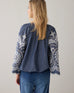 Summum Embroidered Top Chambray