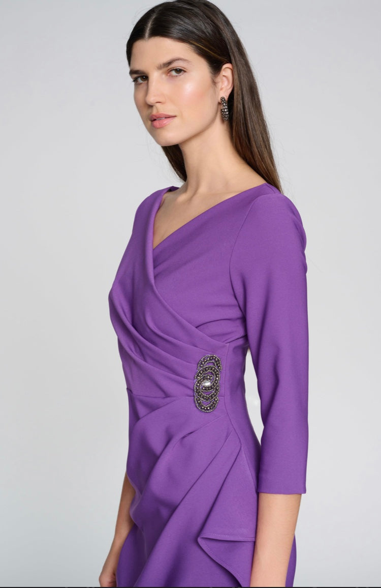 Joseph Ribkoff 241705 Purple Dress