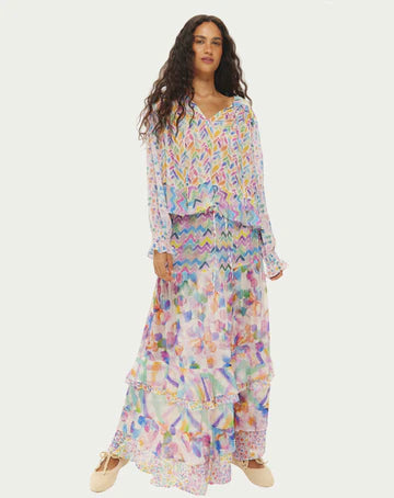 Me369 Camellia Ruffled Blouse