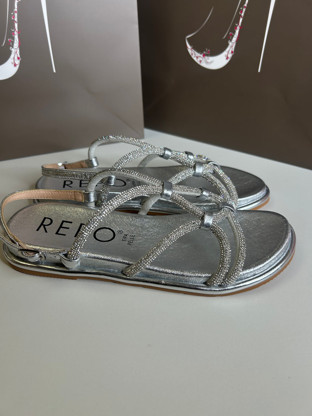 Repo 261089 Argento Silver Sandal