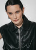 Lujé Alora Blk Leather Vest
