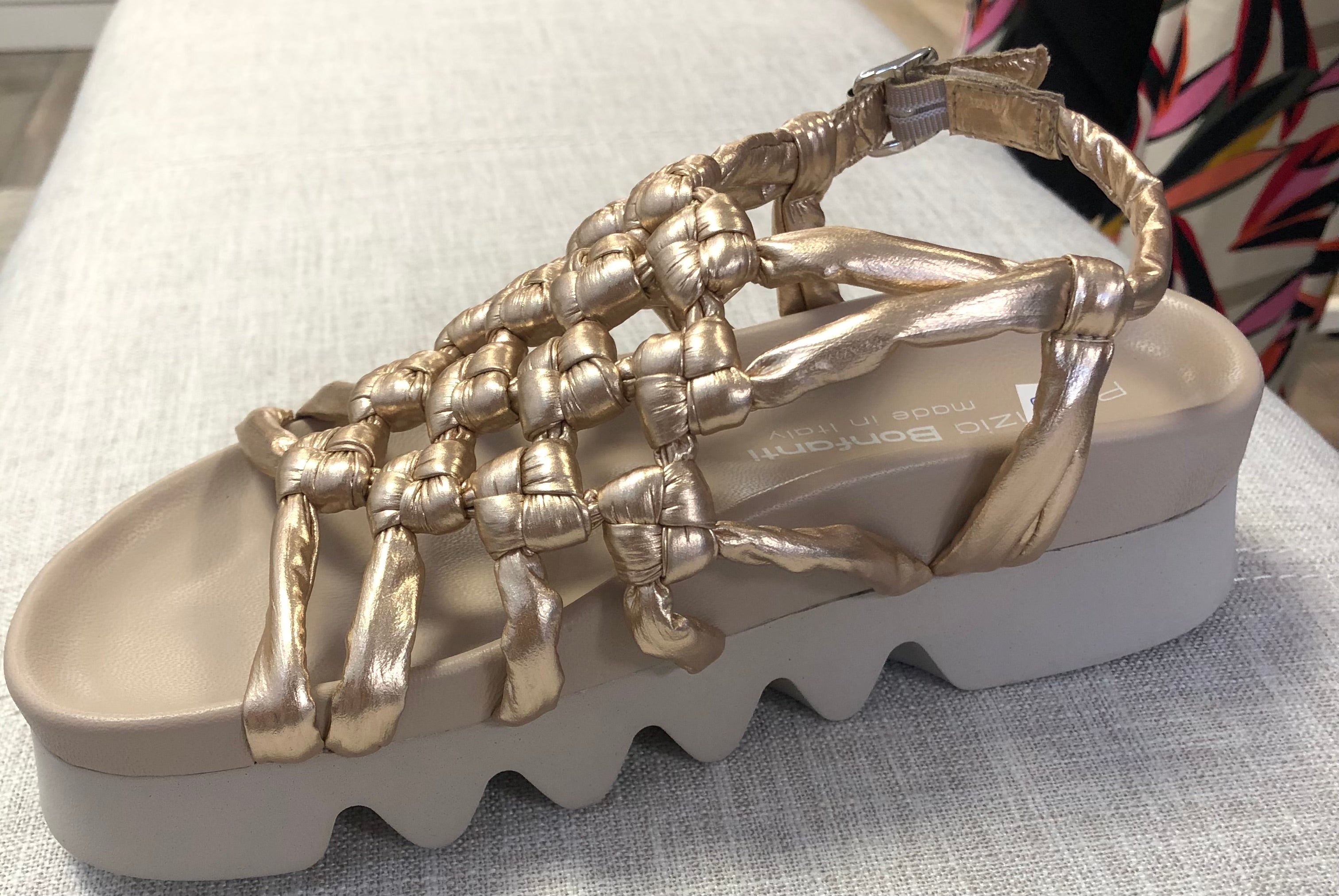 Patrizia Bonfanti Gold Sandal 24072