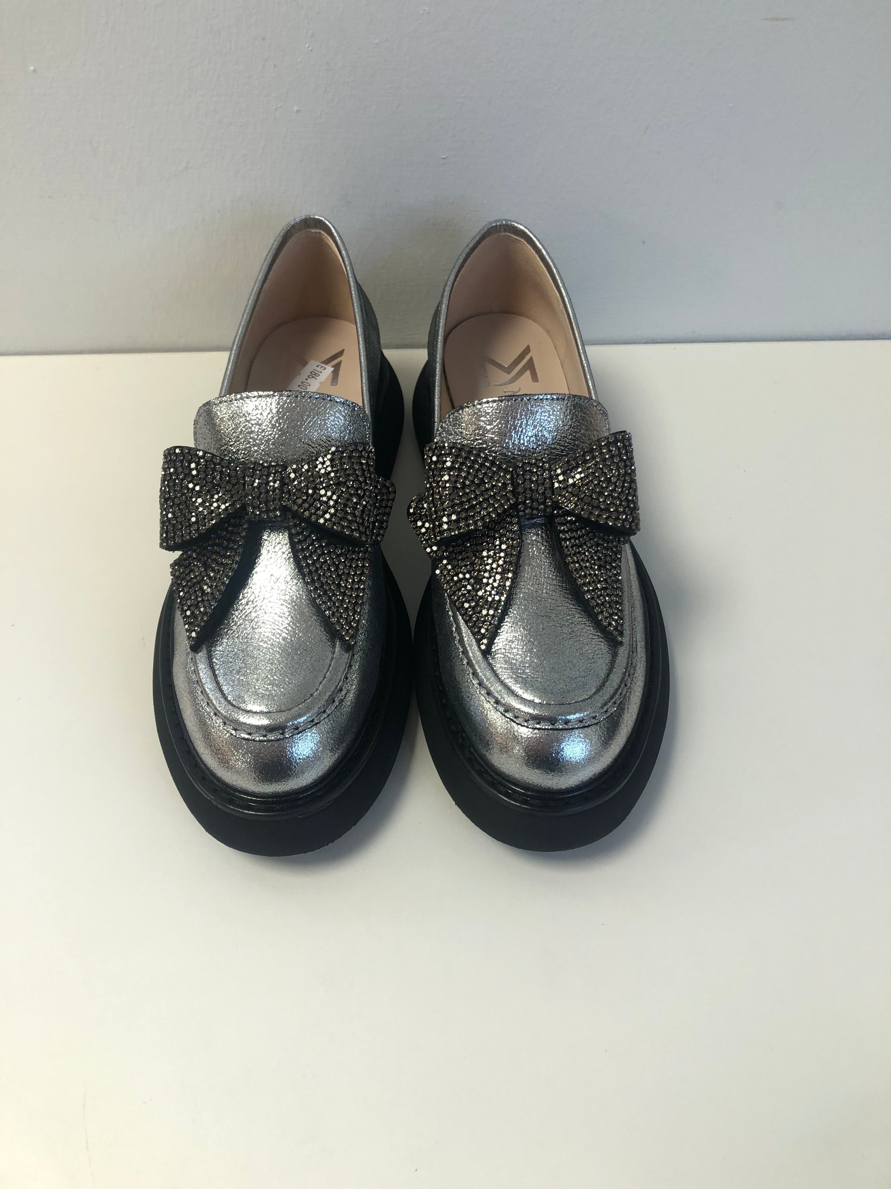 Marian Silver Loafer 24164