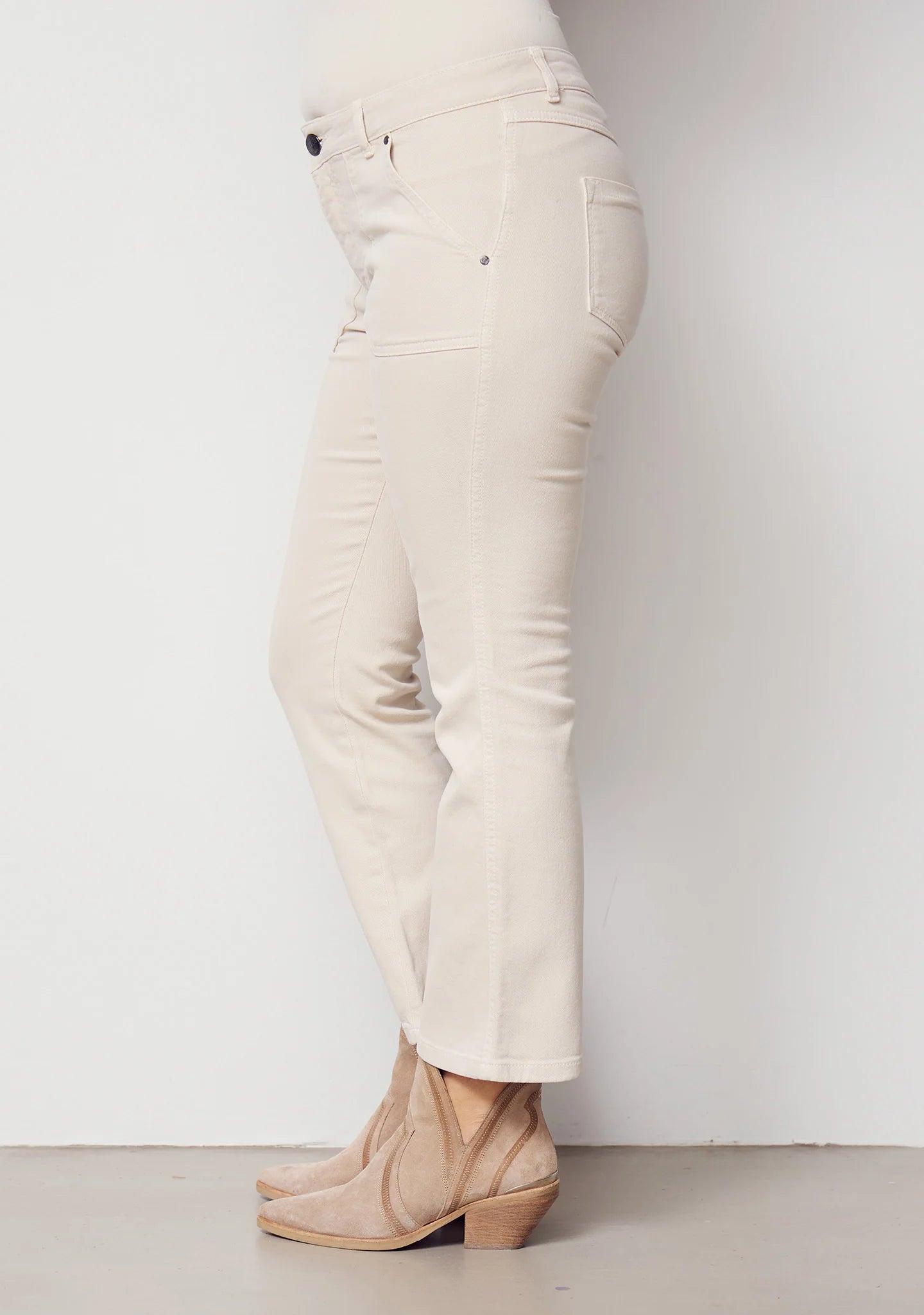 Isay Como Twill Flare Pant - Desert