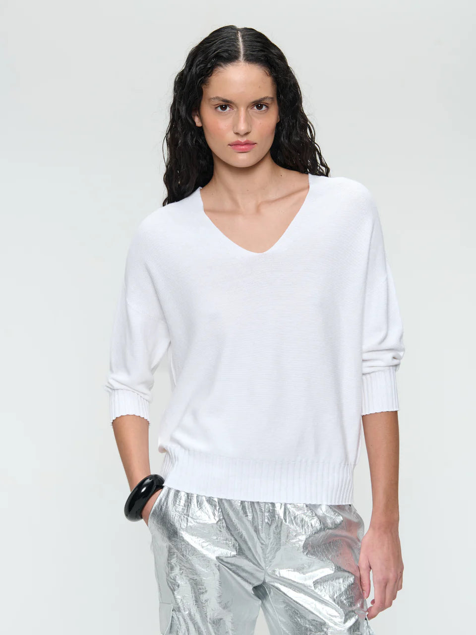 Jane Lushka White Pullover