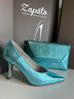 Marian Shoe Safron Aqua Heel 261037
