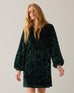 Summum Emerald green Dress Sequins velour
