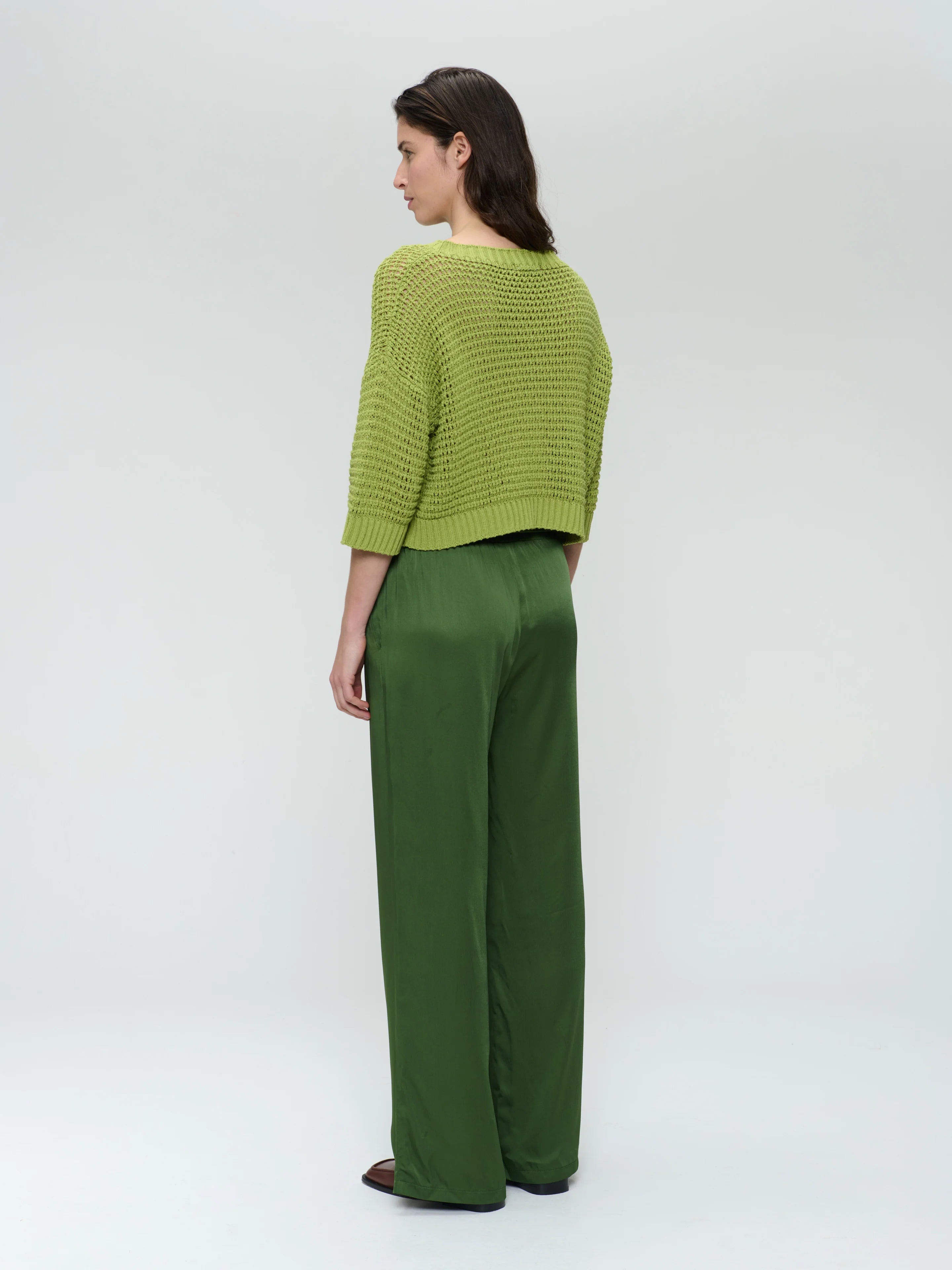 Jane Lushka Green Pullover