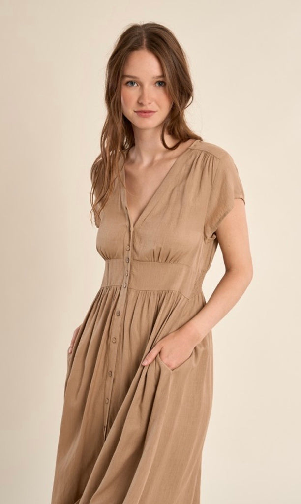 Molly beige dress