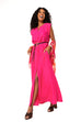 Caroline Biss Fuchsia Dress