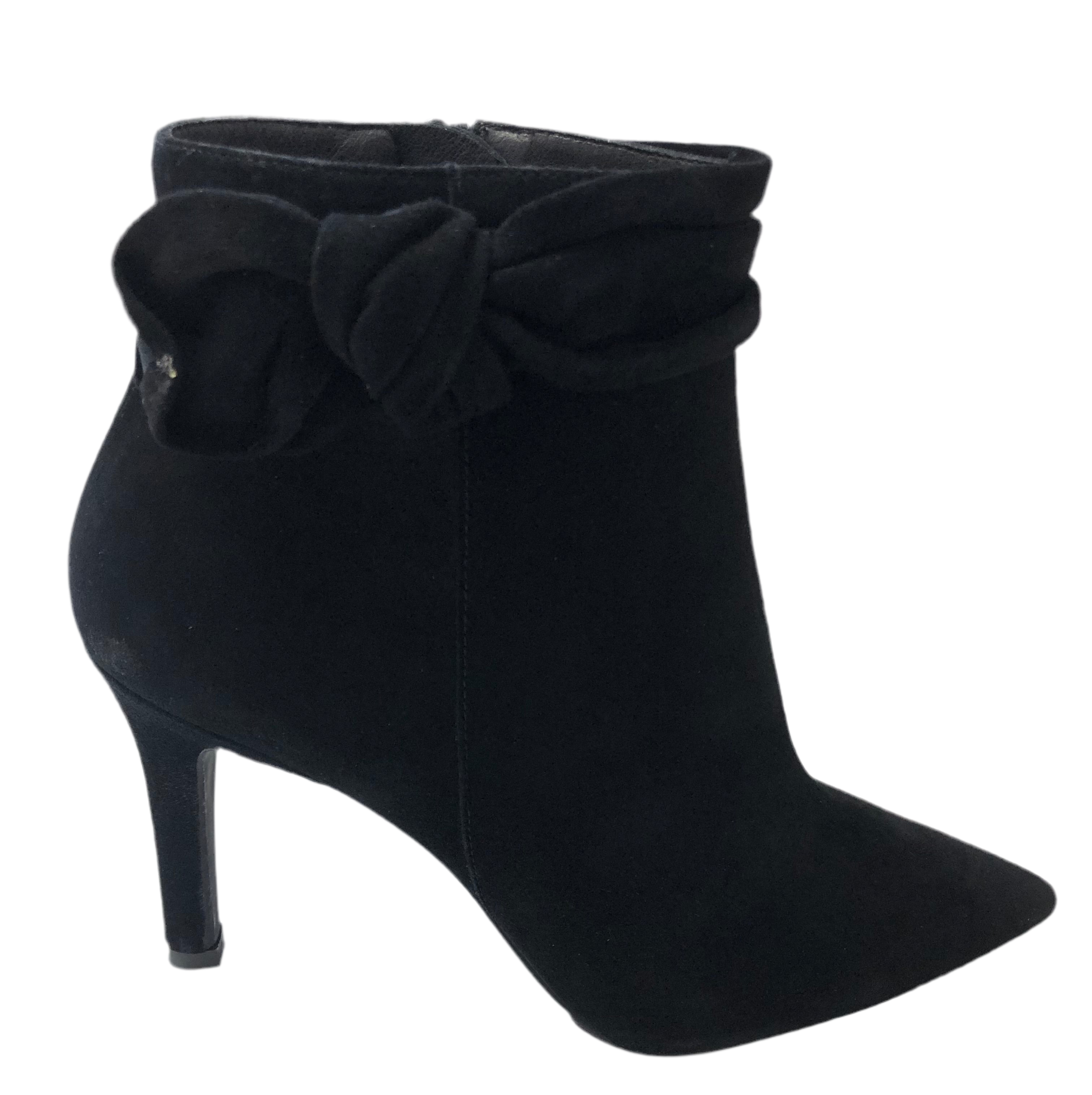 Lodi Black Suede ankle boot 24165