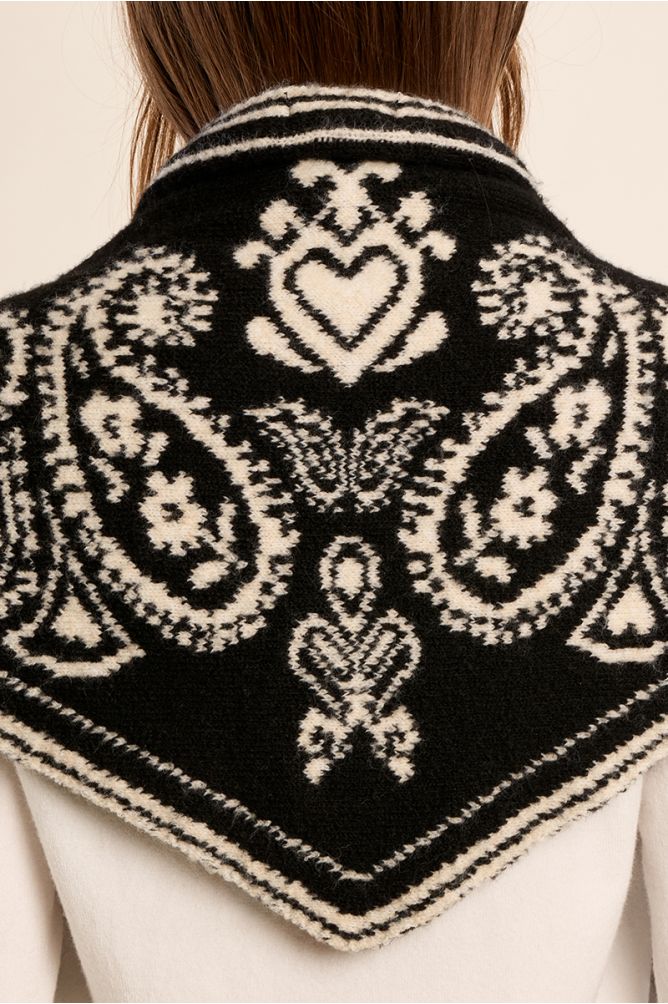 Molly Black Scarf