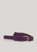 Summum deep purple suede belt