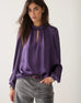 Summum deep purple suede belt