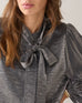 Summum 12326 Mid grey Blouse Metallic shine