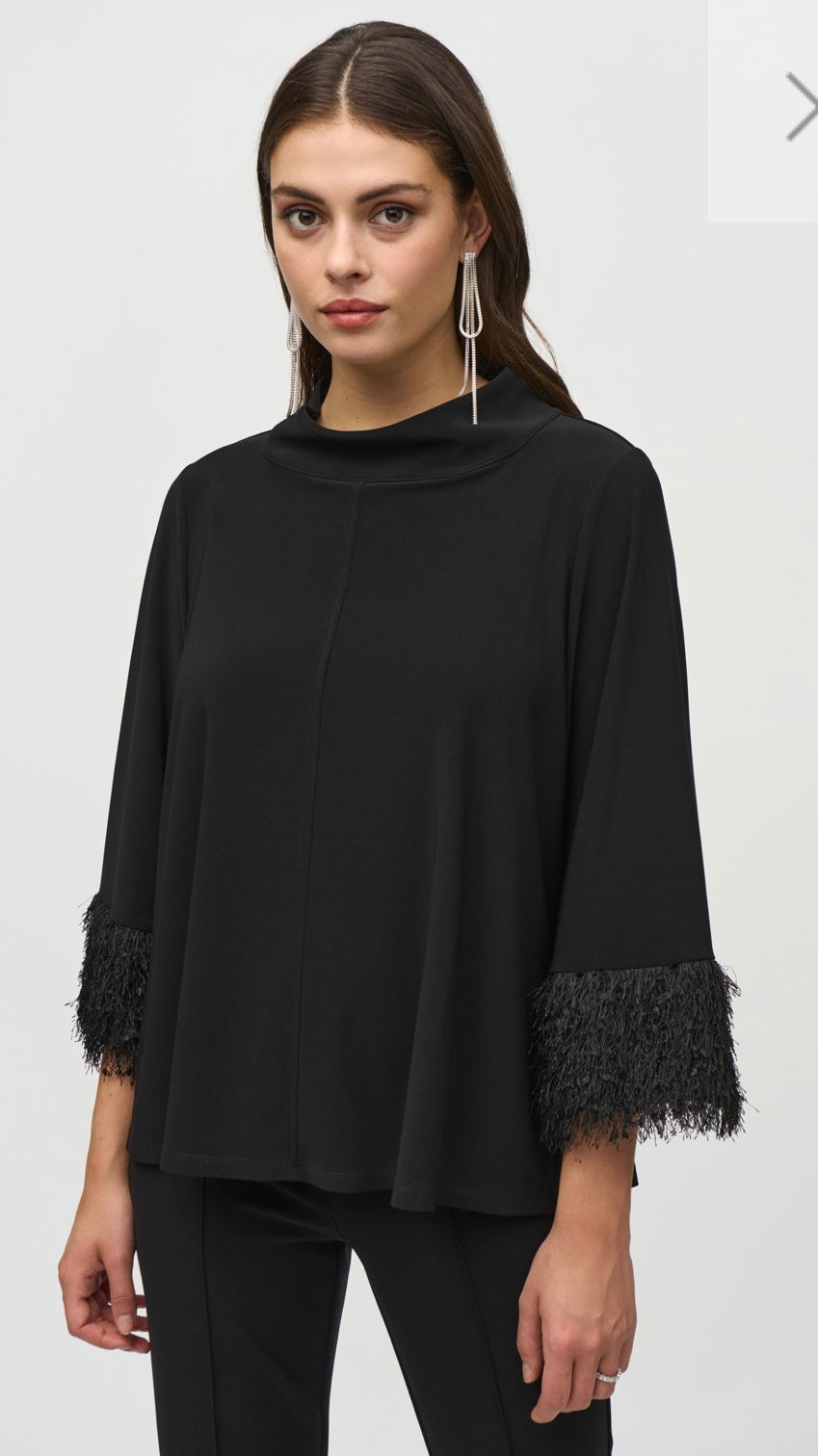 Joseph Ribkoff Fringe Pullover 244195