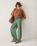 Summum Thyme Green Wide Leg Trs