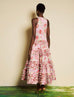 Sister Jane Crystal Pink Ruffle Maxi Dress