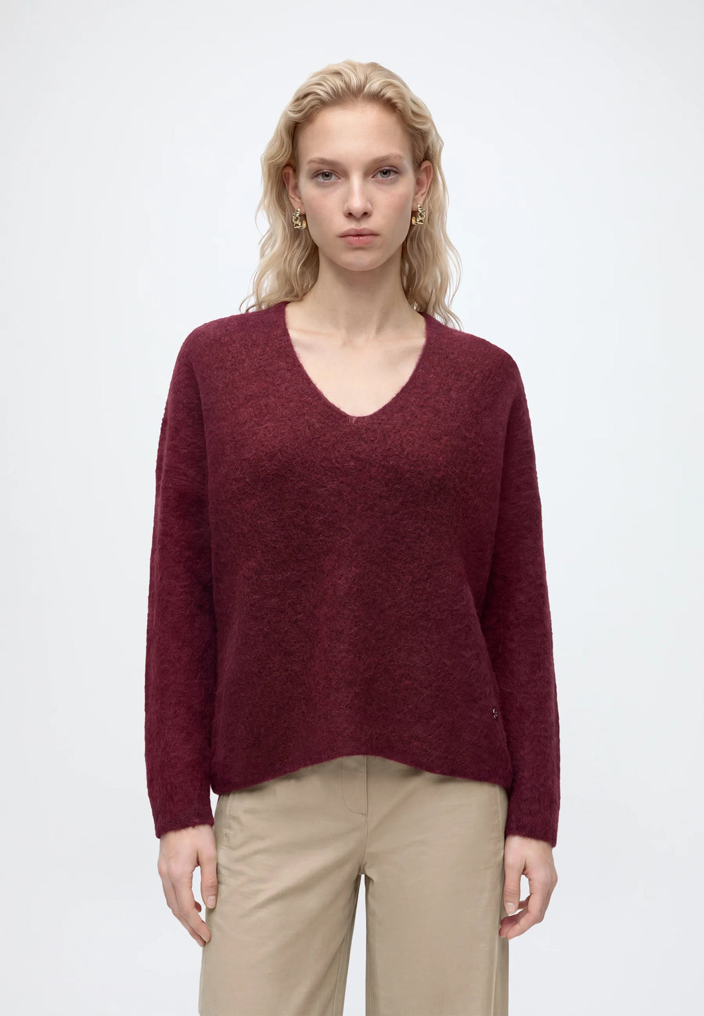 MMThora V-Neck Knit Cabernet