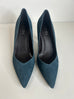 Lodi 261101 Dark Teal Suede Heel