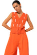 Caroline Biss Orange Top