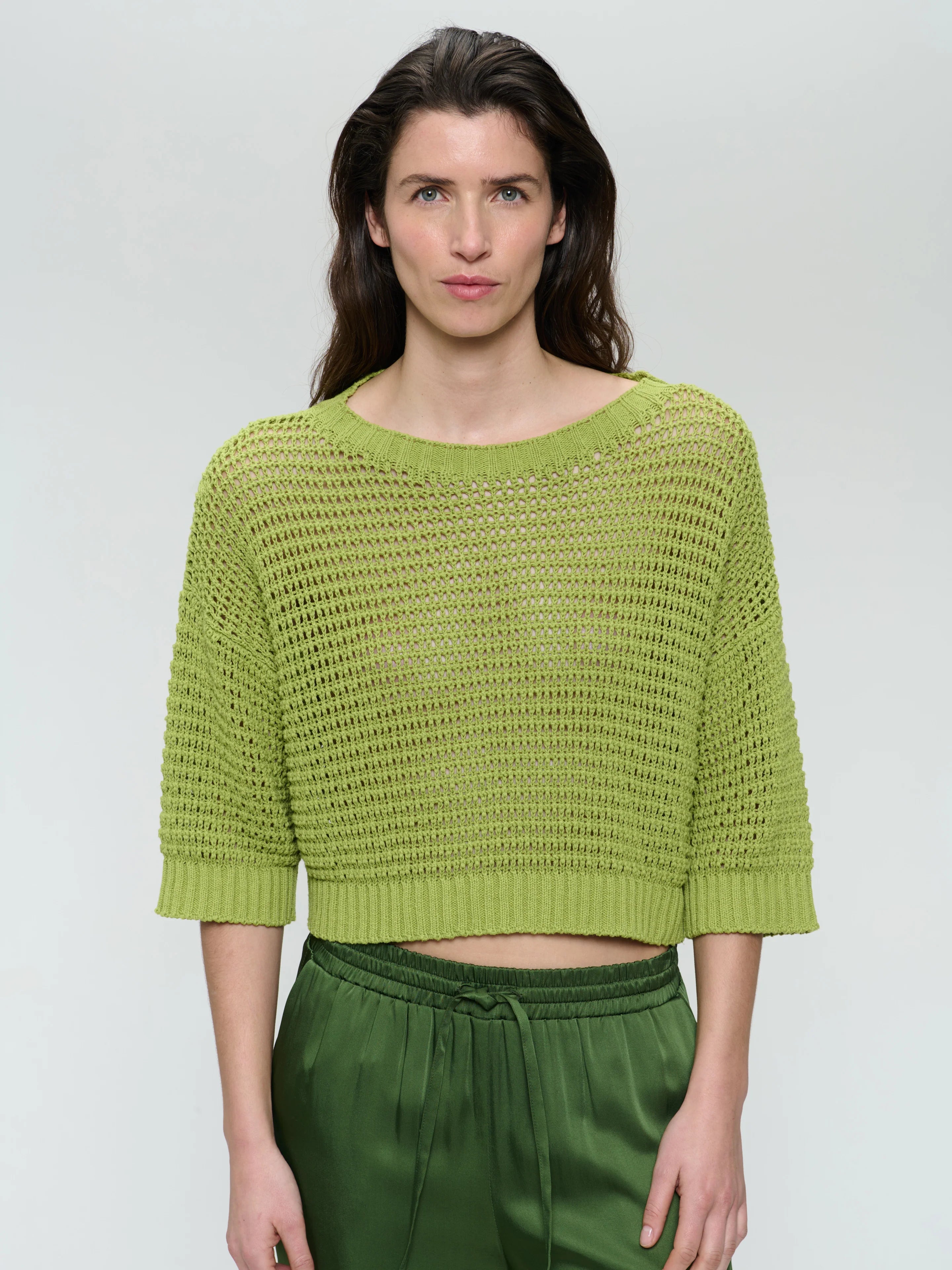 Jane Lushka Green Pullover