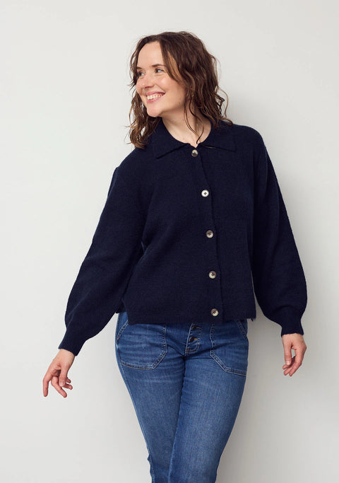 Isay Anna Colar Cardigan