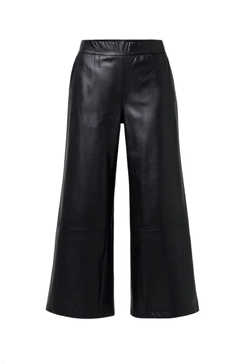 Peruzzi Black faux leather trouser 182