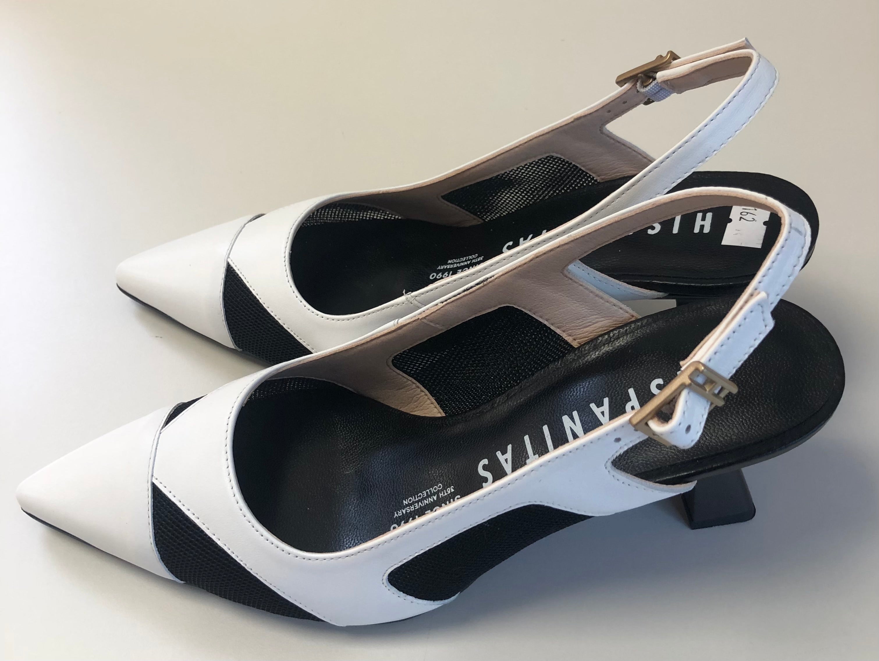 Hispanitas 25016 White/Black Slingback