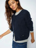 MMAlmine Knit Cardigan Salute Navy
