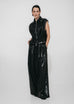 Lujé Alora Blk Leather Vest