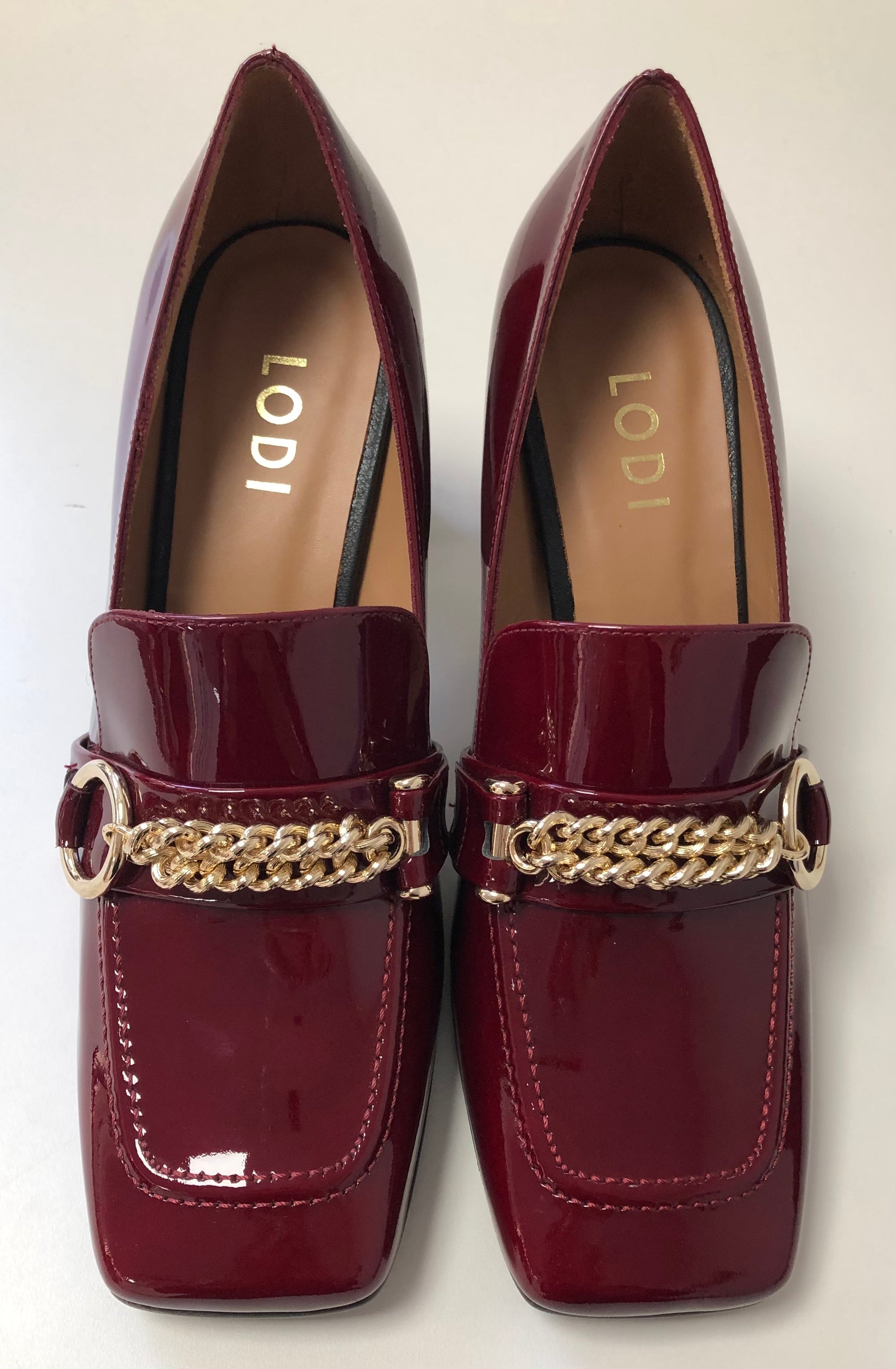 Lodi Burgundy patent shoe 24169