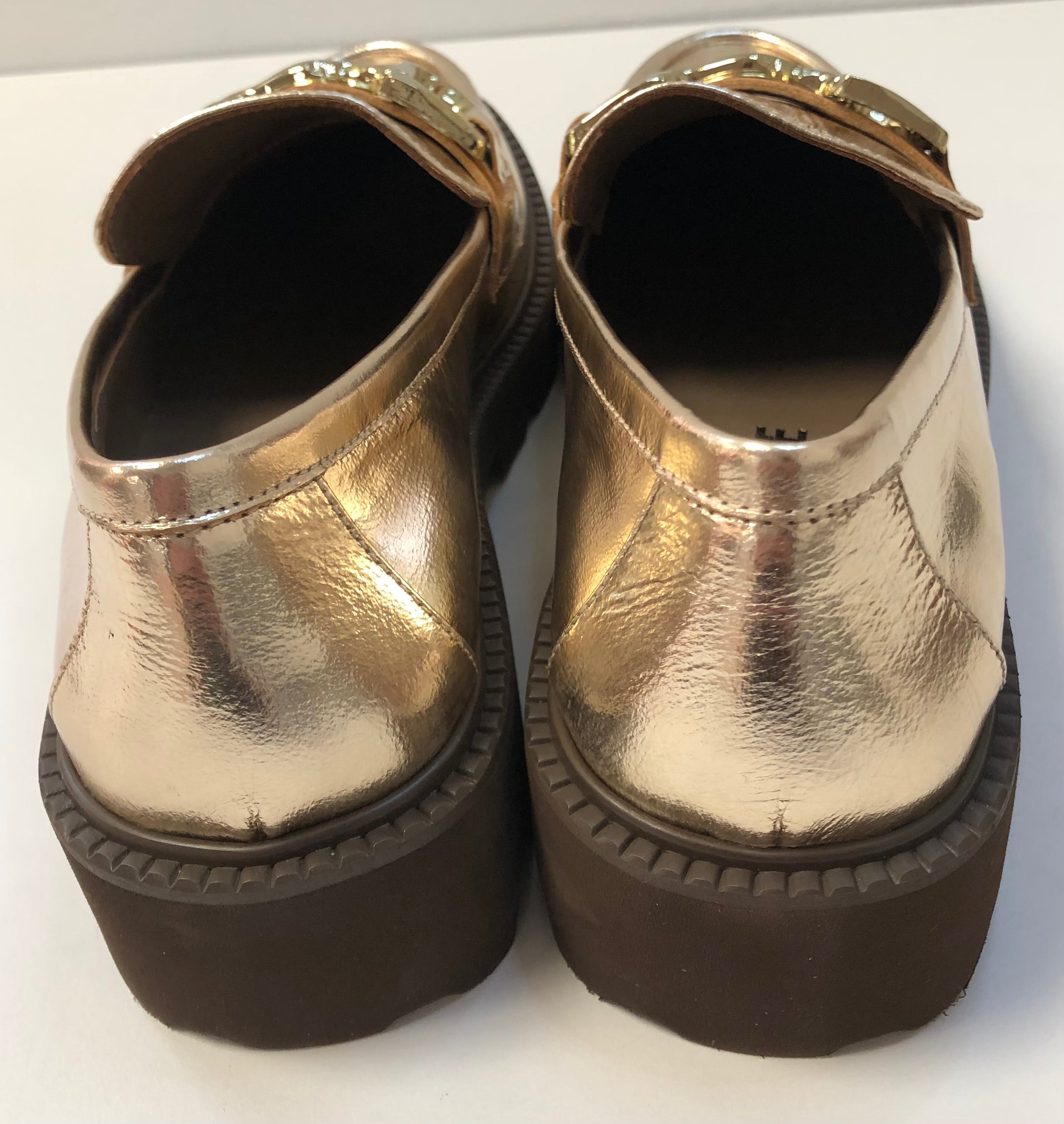 Lodi 24205 Gold Metallic Loafer