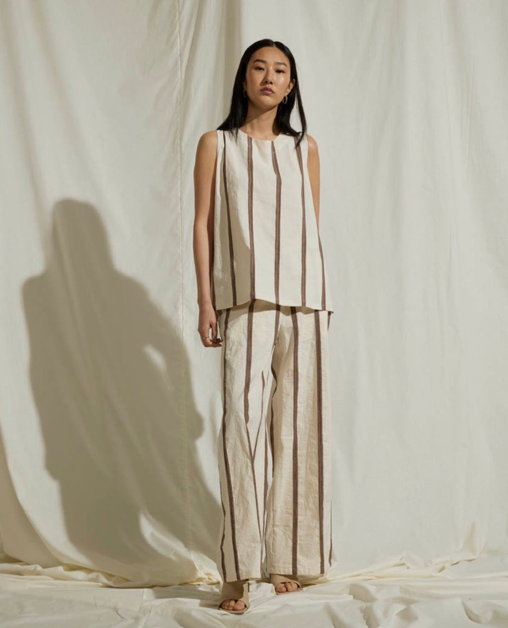 SOHO-t brown striped top