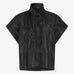 Jane Lushka Paola eco leather blouse black