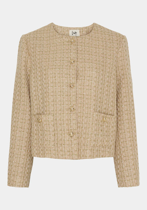 Isay Emilie Blazer - Camel Melange