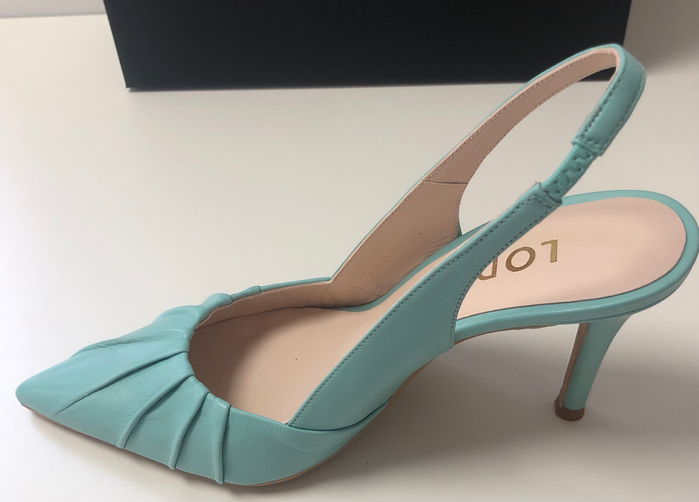 Lodi 25011 Aqua slingback