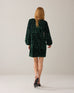 Summum Emerald green Dress Sequins velour