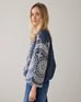 Summum Embroidered Top Chambray