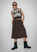 Jane Lushka Isla Suede Effect Skirt
