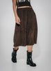 Jane Lushka Isla Suede Effect Skirt