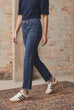 I Say Capri Flare Dark Wash jeans( N56)