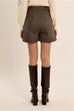 Molly Dark Beige Shorts