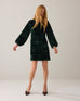 Summum Emerald green Dress Sequins velour