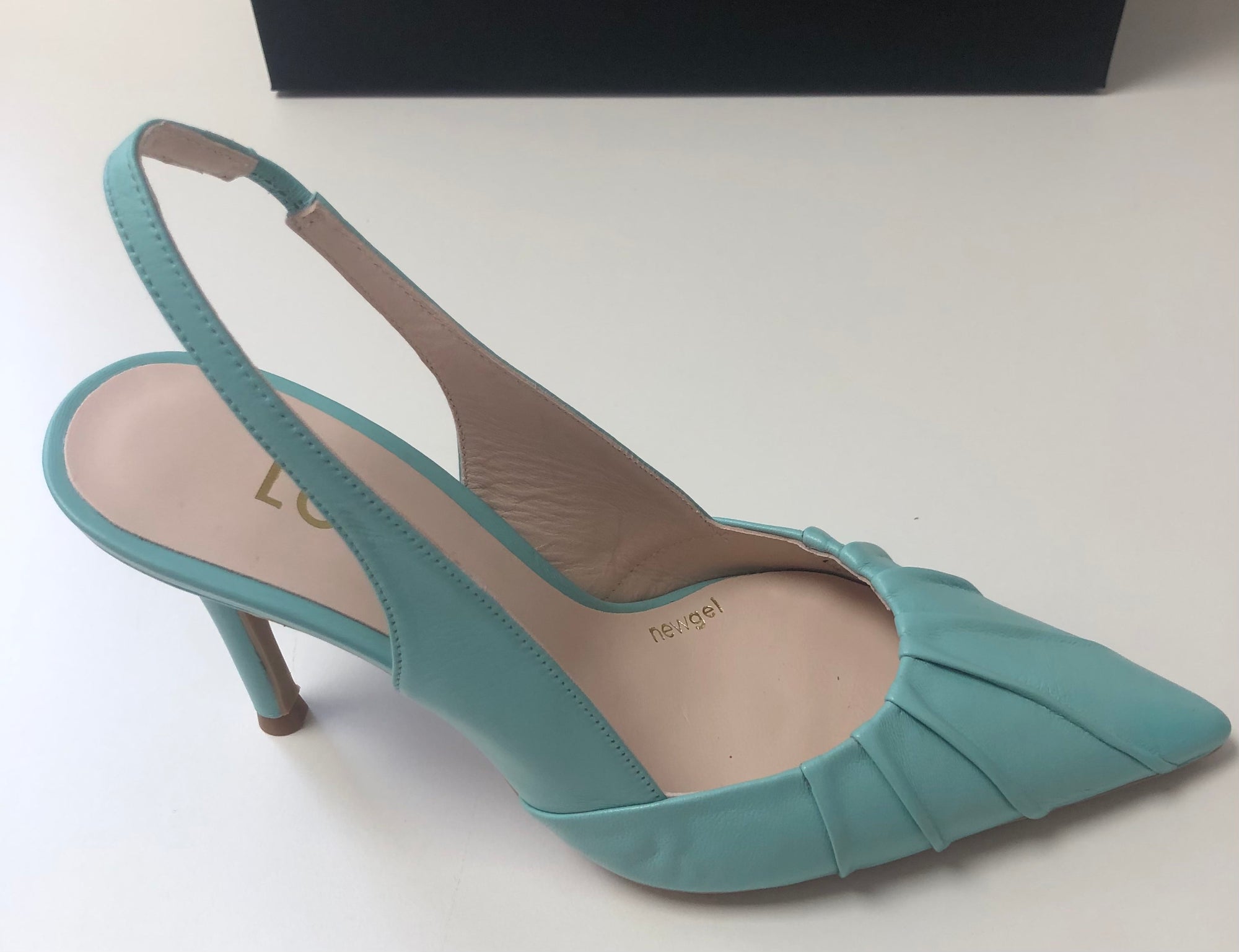 Lodi 25011 Aqua slingback