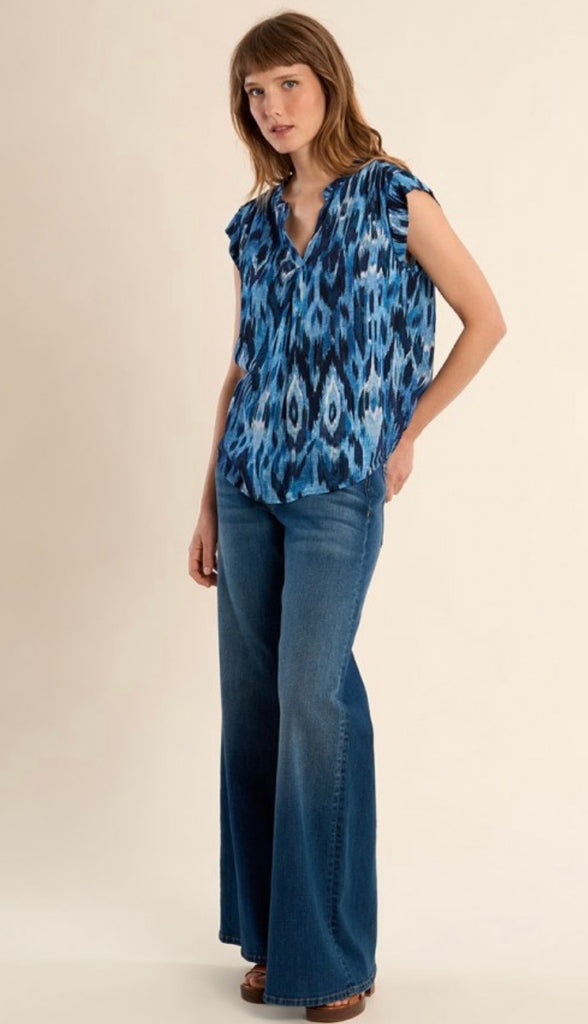 Molly blue top