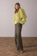 Summum Jacket Faux Furry Misty Lime