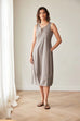 Peruzzi S26509 Technical sleeveless dress Taupe