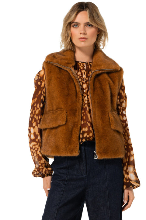 Caroline Biss Caramello gilet